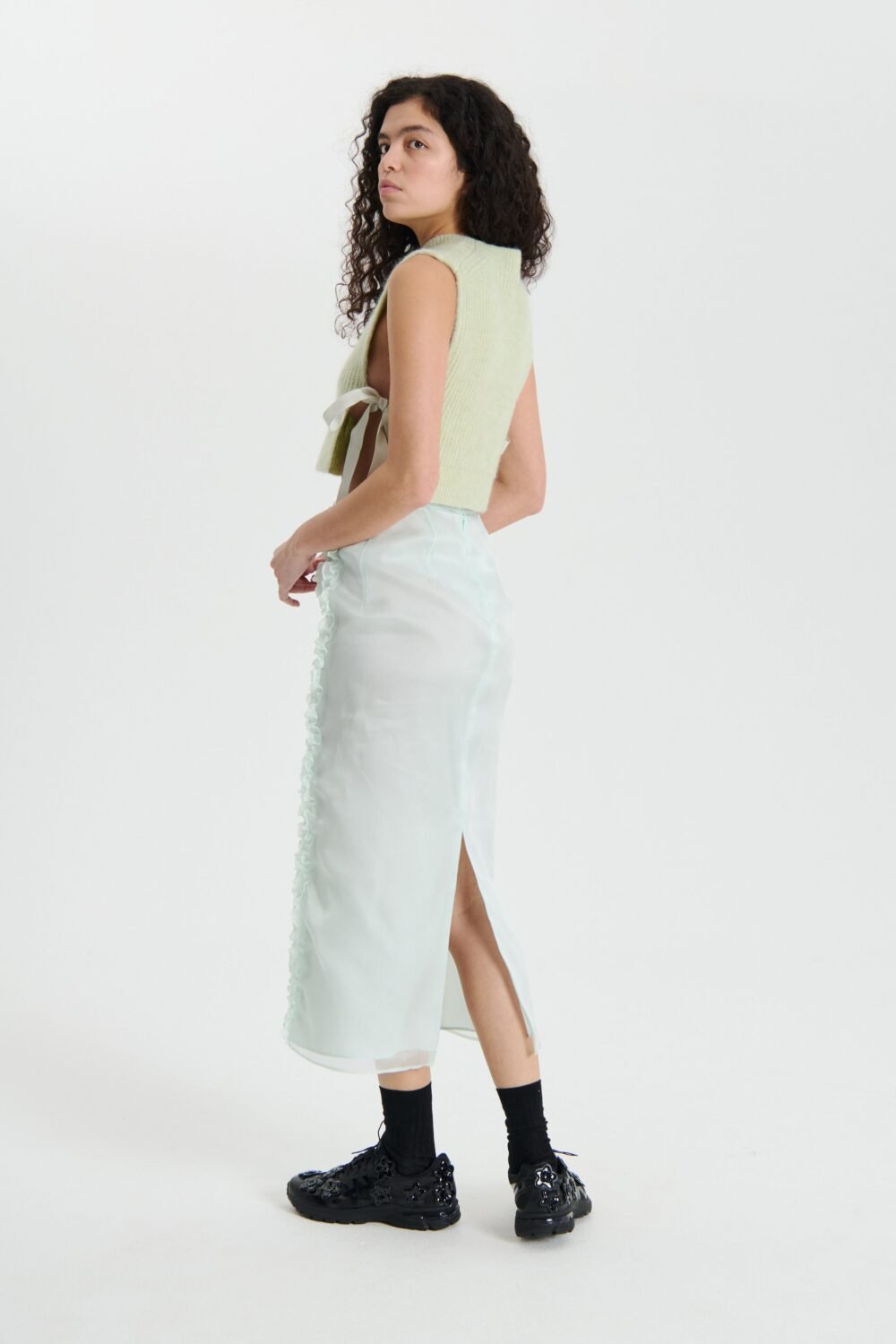 Maelis Mohair Vest Mint - Image 2