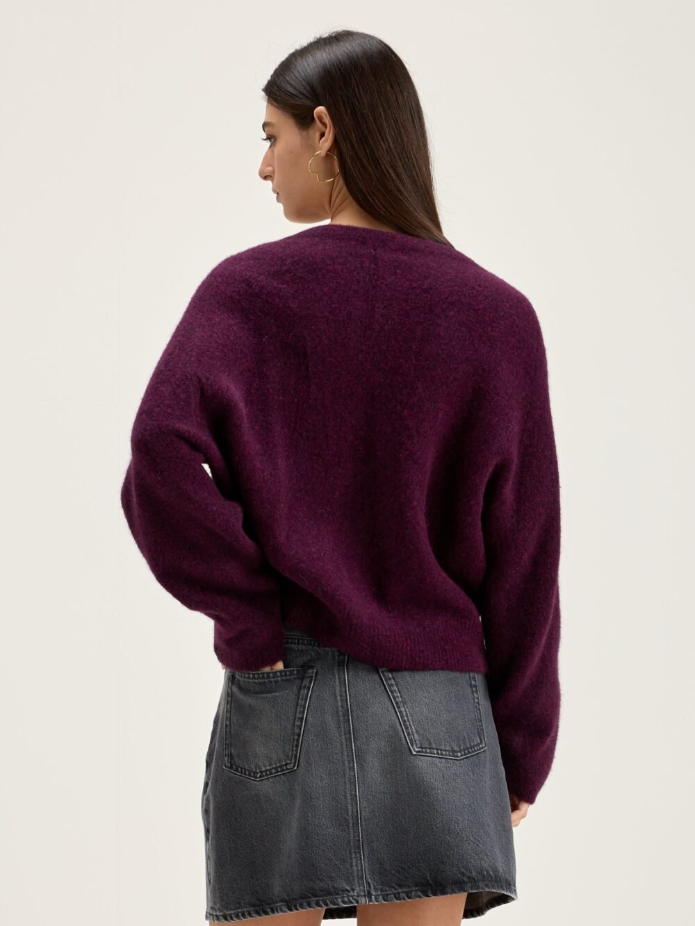 Phaedra Knit Burgundy - Image 2