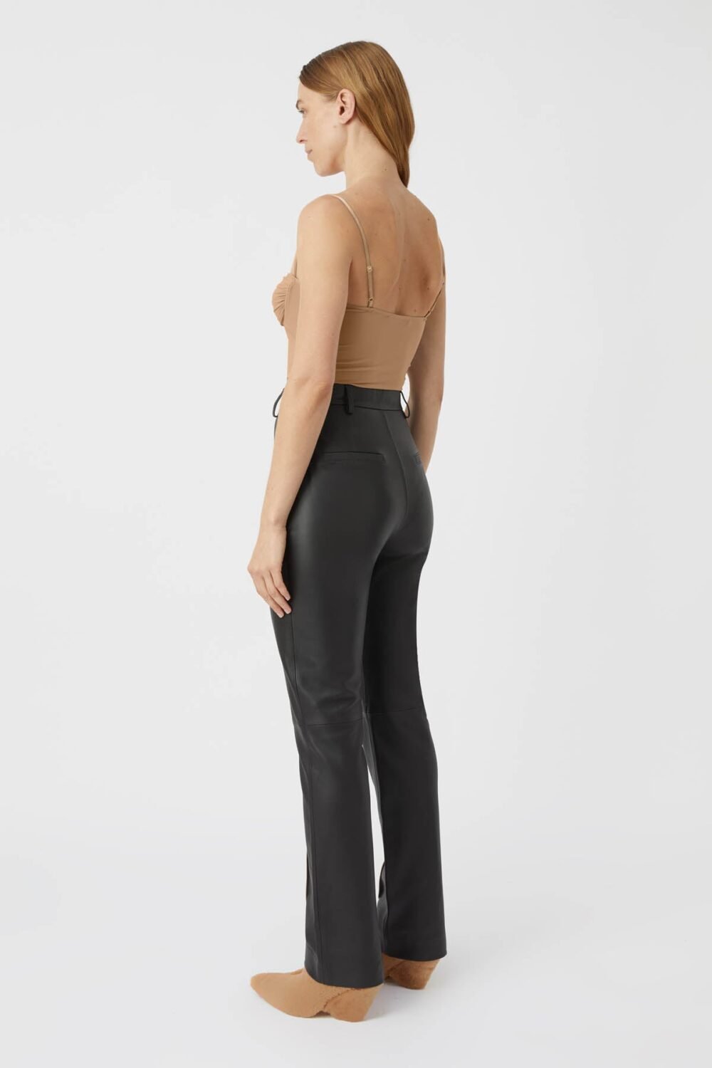 Katalin Leather Pant Black - Image 3