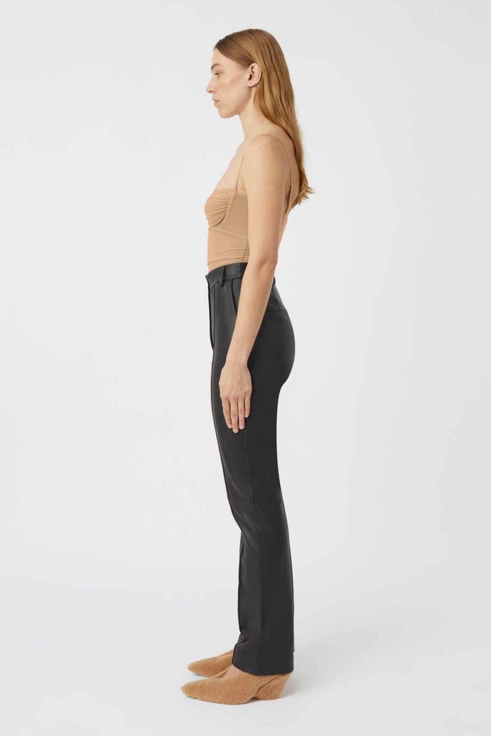 Katalin Leather Pant Black - Image 2