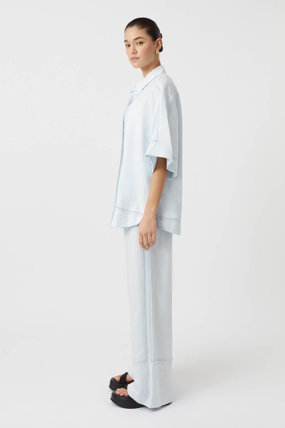 Mandaline Shirt Pale Blue - Image 3