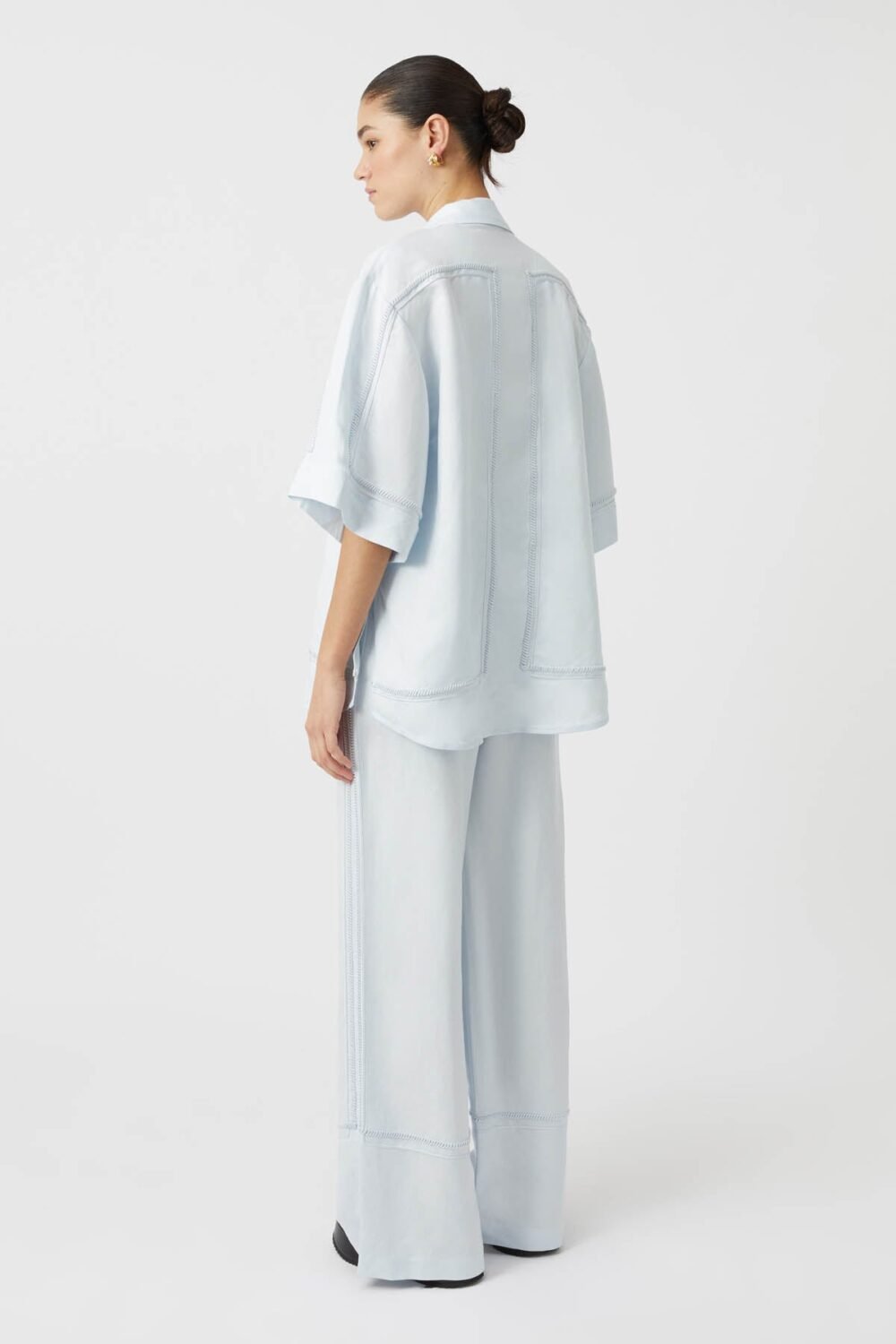 Mandaline Shirt Pale Blue - Image 4