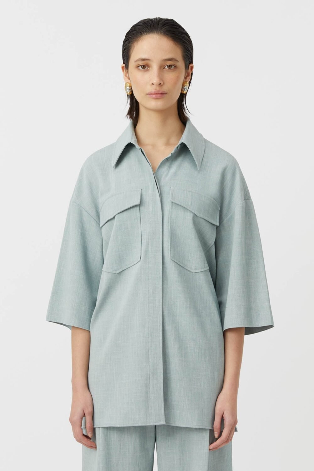 Althea Shirt Fog - Image 2