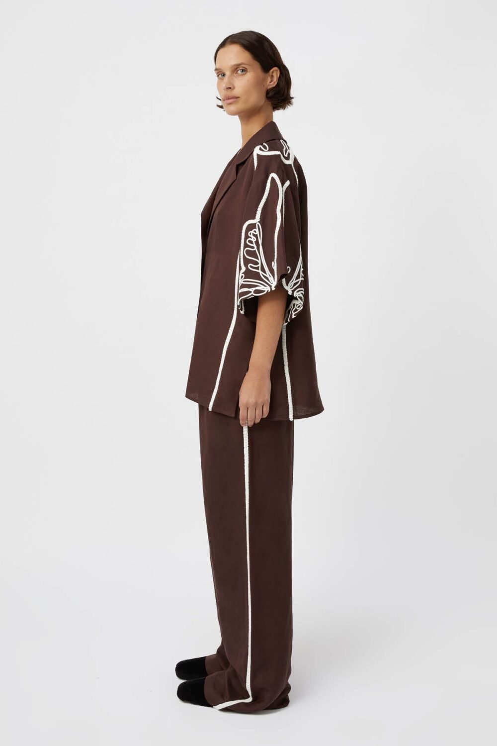 Raisa Shirt Chocolate - Image 3