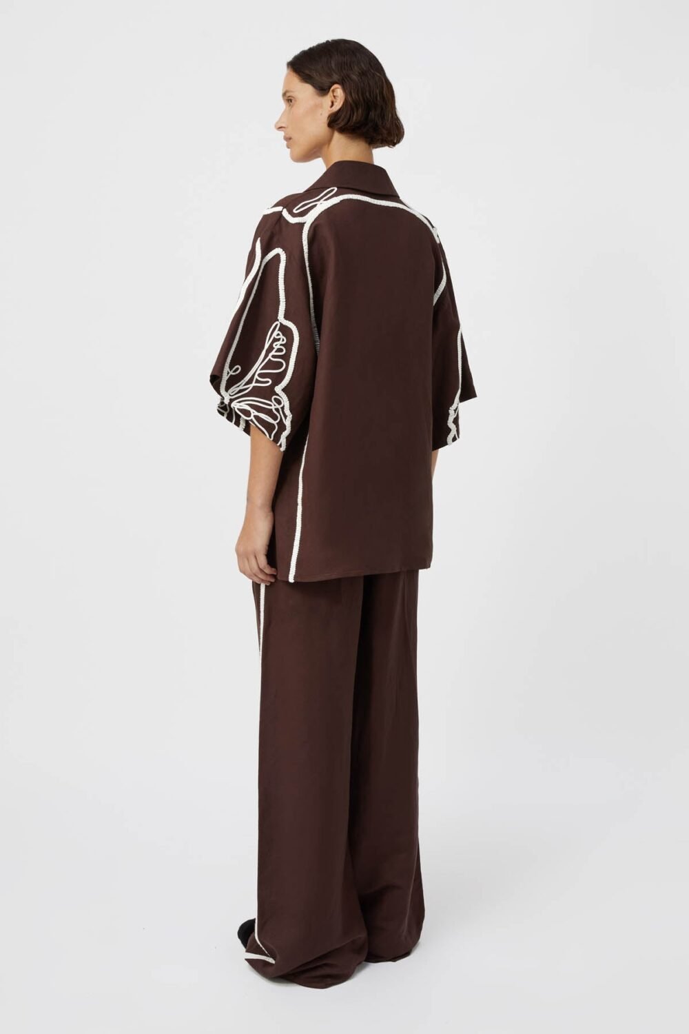 Raisa Shirt Chocolate - Image 4